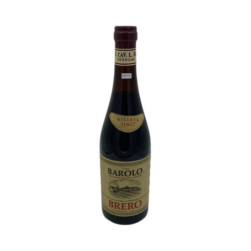 Vintage bottle brero barolo - -,
