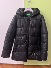 Piumino imbottito Benetton bambina Colore Nero 8/9 Anni 140cm
