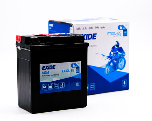 Exide bike etx7l - exide, batteria