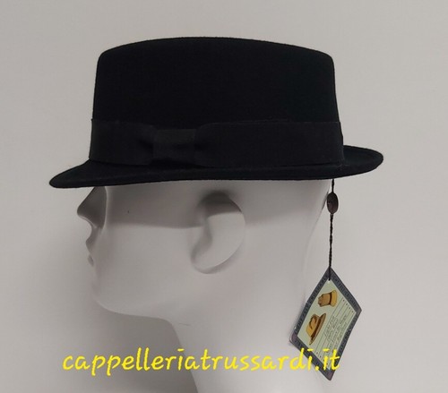 Cappello nero pork pie - cappello, in