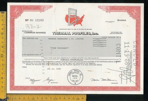 Certificato azionario