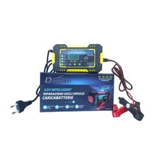 Caricabatterie per Auto e Moto 12V 6A 5A 3A con Display