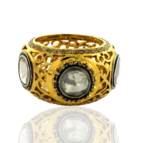 Anello stile antico oro - , 14
