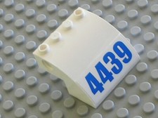 LEGO CITY white slope with