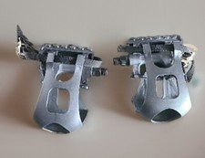 Bike Pedals with Toe Clip and