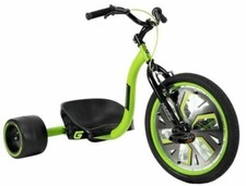 Huffy Green Machine Slider 20" pedale drifter per bambini corsa all'aperto verde nero