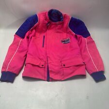 Giacca SINISALO Made In Finland Taglia Large Rosa Imbottita con Cerniera