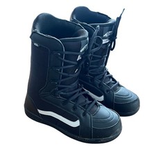 Stivali da snowboard Vans Hi-Standard senza fodera uomo 11,5 nero bianco stringati