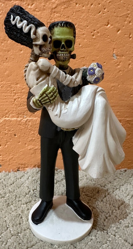 Statua sposo scheletro sposa - sposo,