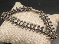 BRACCIALE ETNICO MAGLIE A ROMBO - INDIA