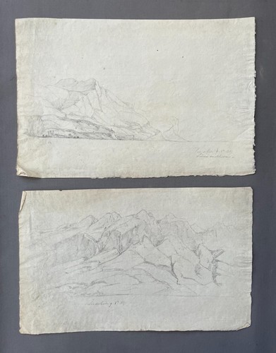 Lago garda due disegni - lago,