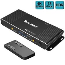 TESmart HDMI KVM 4 Porte 4K 60Hz KVM Switch 4 In 1