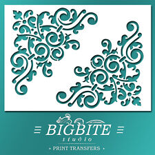 STENCIL SHABBY CHIC: Pergamena