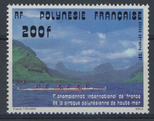 Polinesia 1981 canoa - polinesia,