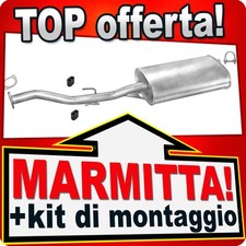 Silenziatore Centrale per OPEL