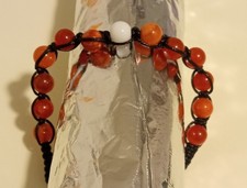 Braccialetto Shamballa Rosso. Fatto A Mano.Ricaricato con Reiki.