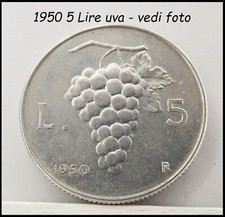 ANNO 1950 5 LIRE di REPUBBLICA