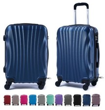 R.Leone Valigia Trolley 60x40x20 /55x40x20 4 Ruote Rimovibili ABS 2037MAX