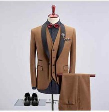 abito vestito completo marrone