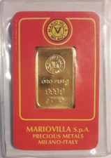 LINGOTTO ORO 999 10 gr. Mariovilla Precious