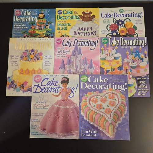 Lot wilton cake - 8, decorating