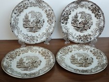 4  Piatti Antichi in ceramica Decoro  Colandine L.&E. GIACHERY & C. Palermo 