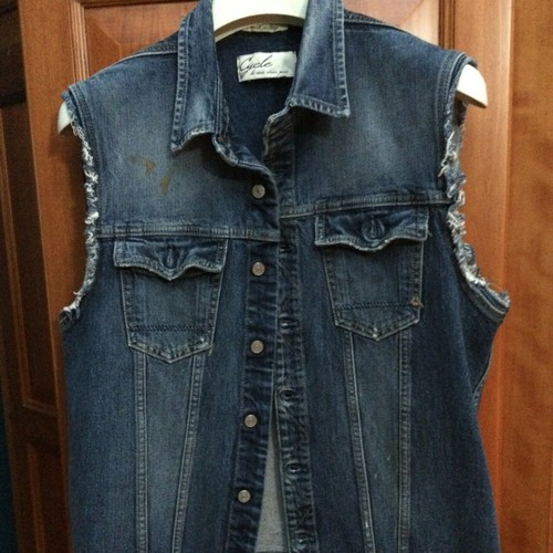 Gilet cycle jeans - gilet,