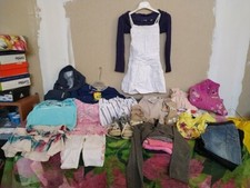 LOTTO ABBIGLIAMENTO FEMMINUCCIA 3/4 ANNI MISTO IDEA REGALO 23 PZ OTTIMO AFFARE