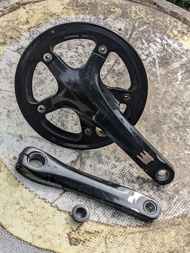 Manovella shimano alfine - manovella, 170