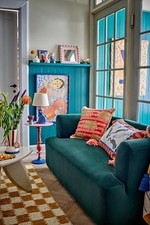Morgan Sofa, Green, Polyester