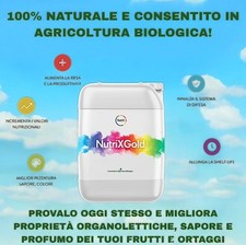 ?NUTRIXGOLD CONCIME 100% BIO, MIGLIORA SAPORE DEI FRUTTI e SPEDIZIONE GRATIS!?