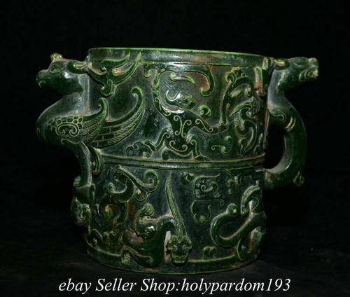 Old chinese green jade - chinese,