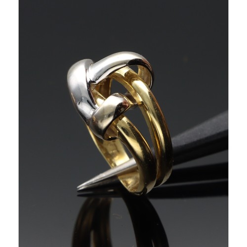Anello oro giallo e - anello, bianco