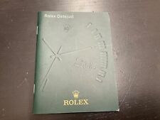Libretto Rolex datejust  2/2004