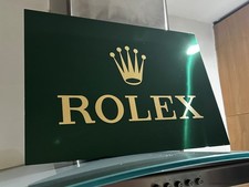 Grande insegna negozio Rolex