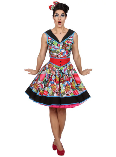 Abito festa pop art - da,