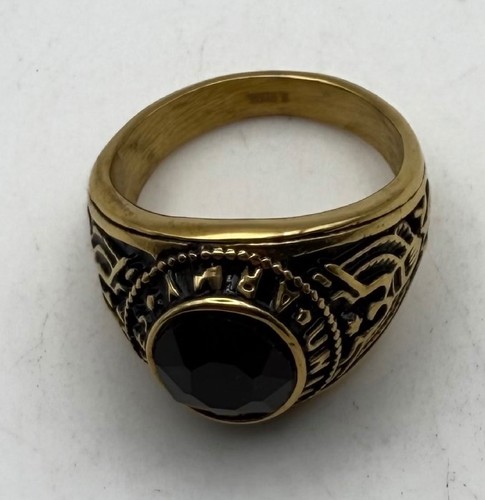 Anello acciaio army - anello, us