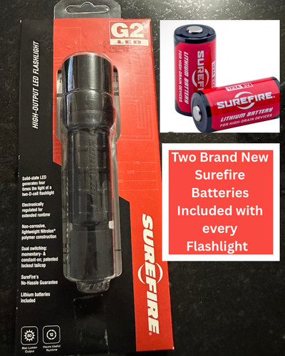 Torcia surefire led nera - torcia,