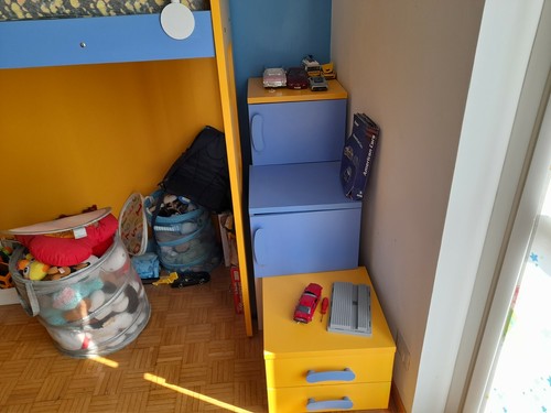 Struttura letto soppalco - letto,