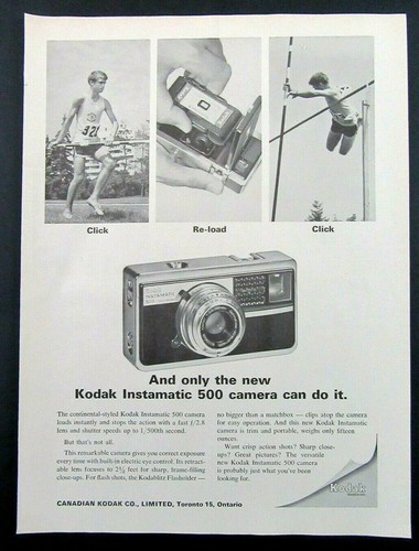 Pubblicità rivista fotocamera