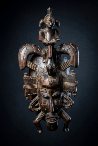 Maschera africana senufo - maschera,
