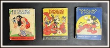 ⭐ Grandi Piccoli Libri Salani 3 libri TOPOLINO Disney - 1937 - DISNEYANA.IT ⭐