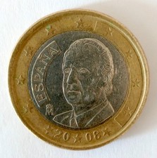 Moneta 1 euro - Spagna 2008 -