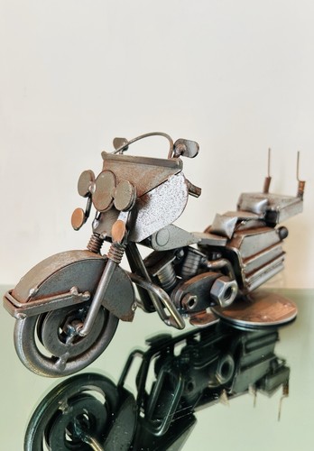 Moto artigianale metallo - moto,