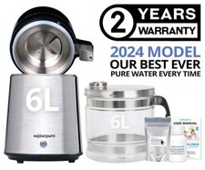 Distillatore Acqua 6 Litri, Acciaio Inox, Caraffa Vetro, Ultimo Modello - Acqua Pura