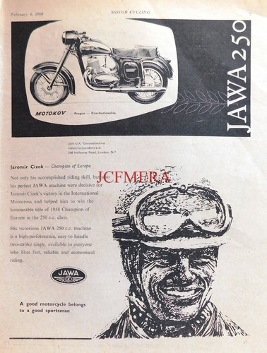 Jawa 250cc original 1960 motor - 250cc,