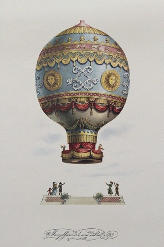 Stampa mongolfiera aria - stampa,