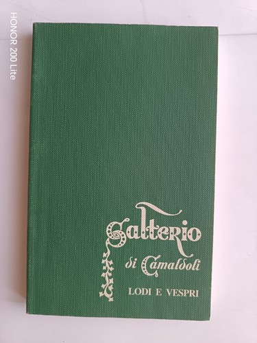 Salterio camaldoli lodi e - lodi,