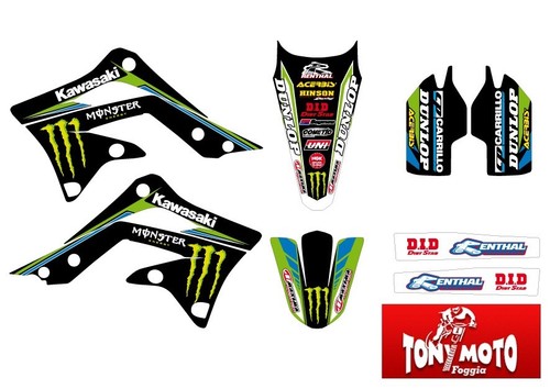 Kit grafiche adesivi monster - kit,