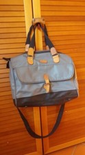 Pierre Cardin borsa grande vintage PVC colore grigio 
